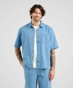 Shirt Skalhamn Denim - Light Blue - Bild 3