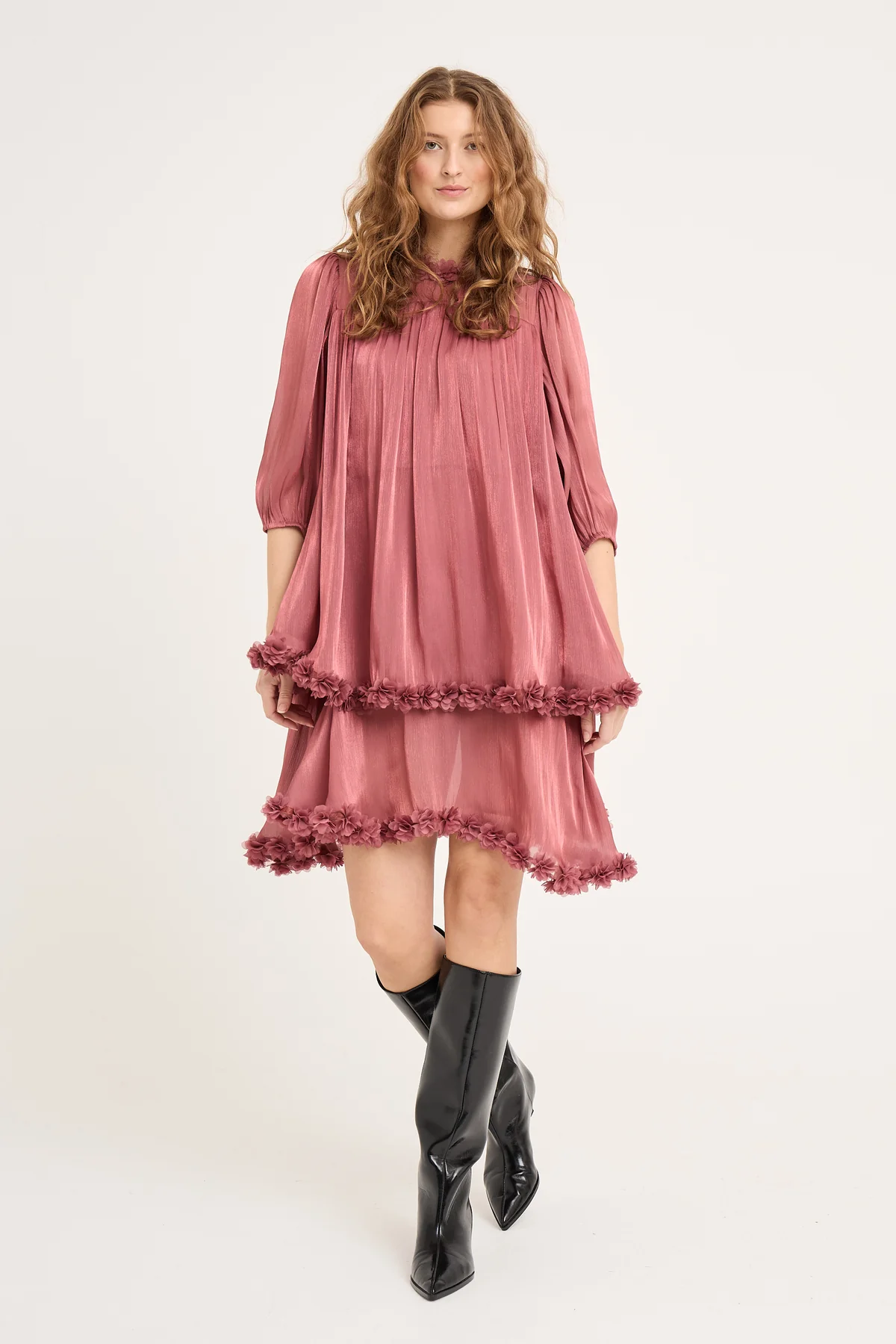 Daisi New Dress - Old Rose