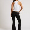 Joey Low Rise Flare - Black Body Rinse