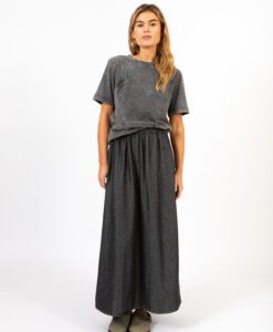 Alternative view of CC Heart Lightning Tee - Washed Grey