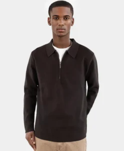 Caleb Knitted Half Zip - Java