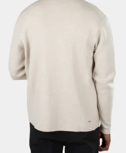 Colby Knitted Full Zip - Beige - Bild 4