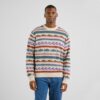 Sweater Mora Fair Isle Trout - Oat White
