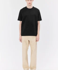 Alternative view of Hadar Double Faced Jersey - Black