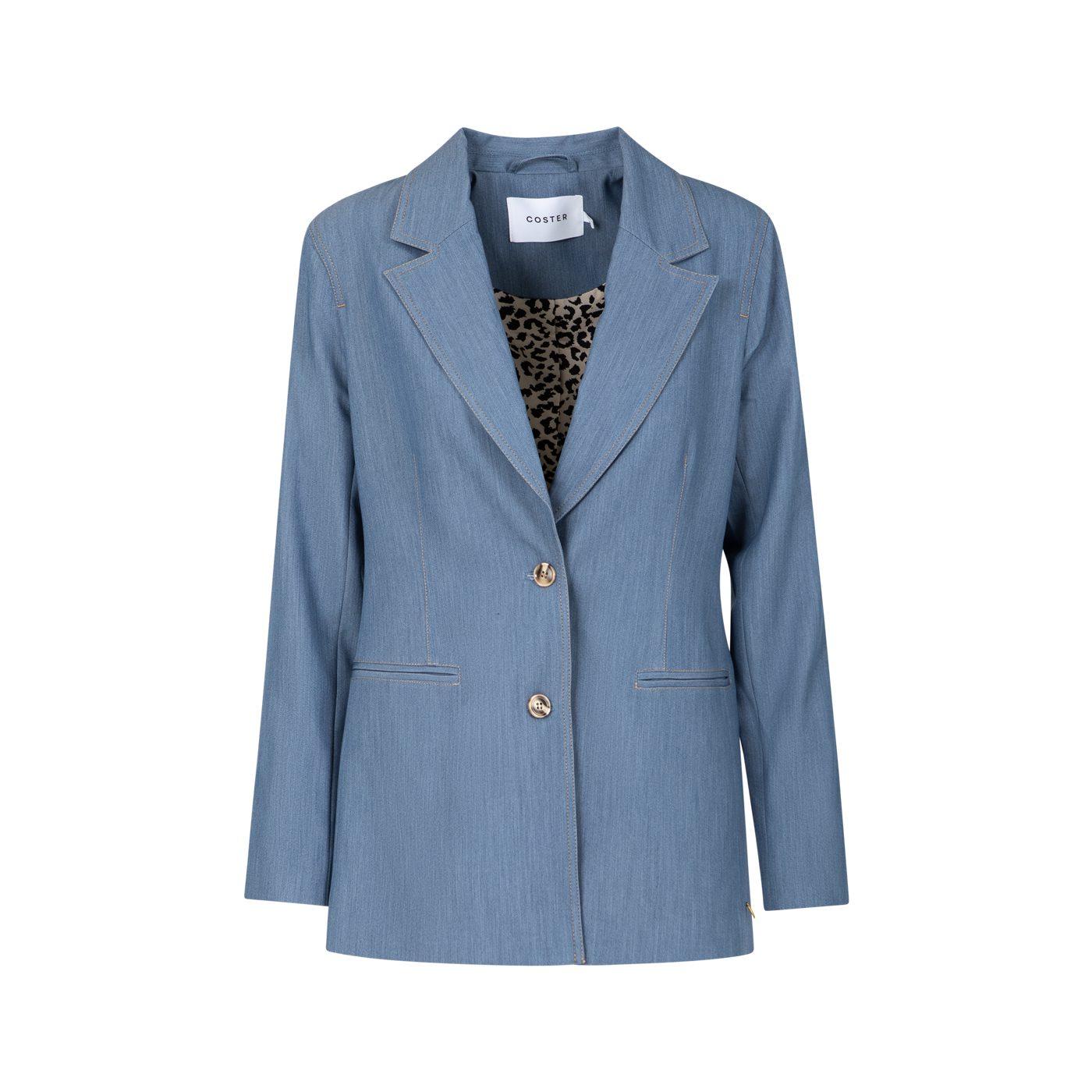 Single Breasted Blazer - Dusky Blue - Bild 5