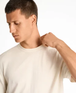 Echo Vero S/S O-Neck Tee - Off White Mel - Bild 4