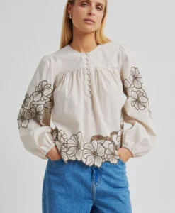 Elinor Blouse - Soft Beige