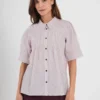 Kristel SS Shirt - Light Pink Stripe