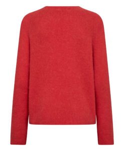 Alternative view of SarahDE Alpaca O-Neck Knit - Coral