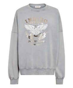 Alternative view of JillDE Sweatshirt - Light Grey Washed