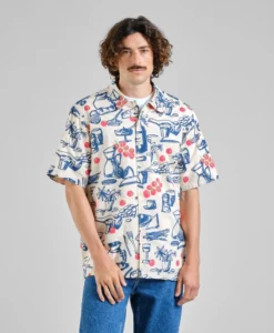 Shirt Brantevik Dinner Time - Blue