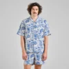 Shirt Marstrand Ocean Squares - Oat White