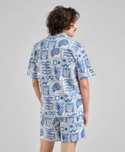 Alternative view of Shirt Marstrand Ocean Squares - Oat White