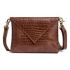 Fashion Favorites Clutch - Cognac Croco