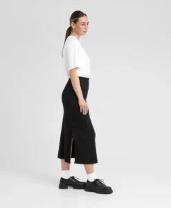 Alternative view of Rib Skirt Kvarnvik - Black