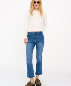Johanna Kick Flare 70´s Jeans Wash Support Soller