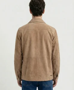 Alternative view of Nash Vegan Suede Jacket - Cocoa Shadown Brown