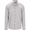 Obazi Striped Bamboo - White/Silver Mink