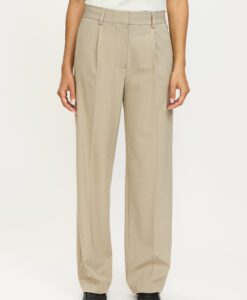 SRVilja Midwaist Loose Pant - Greige