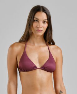 Bikini Top Yxlan - Burgundy Fig