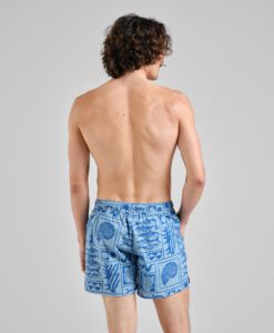 Alternative view of Swim Shorts Birka Ocean Squares - Blue