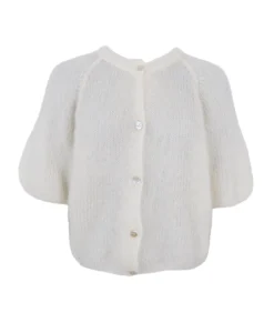 Alternative view of BCBjoerk Patent Knit Cardigan - OffWhite
