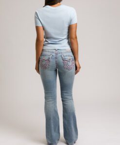 Becca MR Bootcut Super T Flap - Light Wash - Bild 6