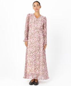 Long Dress - Pink Dreamscape Print
