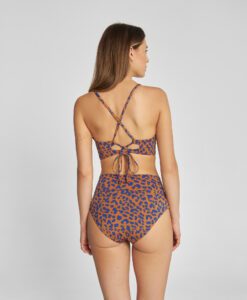 Alternative view of Bikini Top Alva - Leopard Light Brown Chipmunk