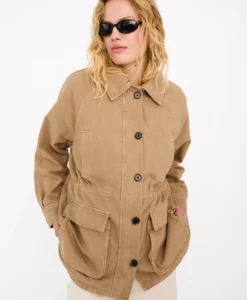 Alternative view of Daphne Barn Jacket - Khaki