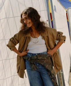 Daphne Barn Jacket - Khaki