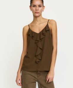 SRFrida Frill Top GRS - Sepia