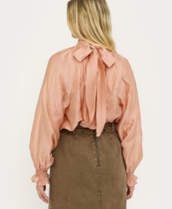 Alternative view of SRRachel Frill Blouse - Cafe Créme