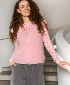 Alternative view of BCAnnie Mech Blouse - Rose Dot