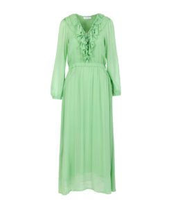 Long Ruffle Dress - Mint