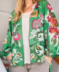 Alternative view of BCElvira Blouse - Green