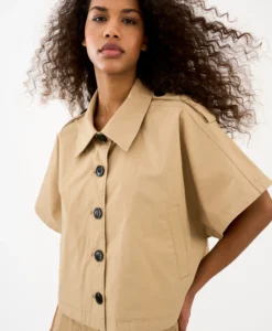 Alternative view of Katee Cape - Warm Beige