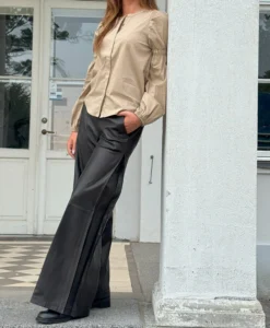 MiaDEP Loose Pant Wide Leg - Chocolate