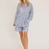 Sonja New Shirt - Navy/White