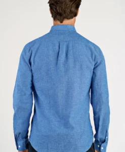 Alternative view of Linen/cotton Shirt L/S - Clear Blue