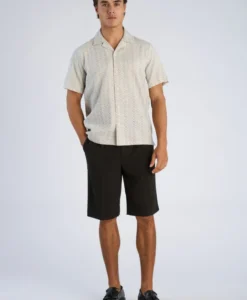 Two Color Structure Shirt - Off White
