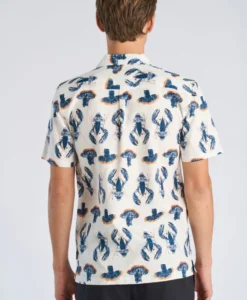 Alternative view of Slub AOP Resort Shirt S/S - Off White