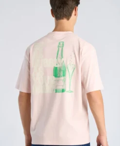 O-neck Tee Oversize S/S - Soft Pink