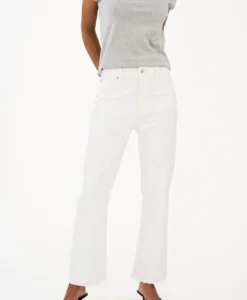 Frida Cropped Jeans Wash Optical White - Optical White