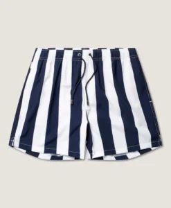 Classic Retro Stripe - Navy/White