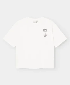 T-Shirt Vadstena Heart Cat - Whisper White - Bild 3