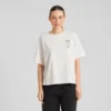 T-Shirt Vadstena Heart Cat - Whisper White