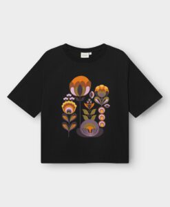 Alternative view of T-Shirt Vadstena Autum Harvest - Black