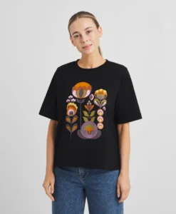 T-Shirt Vadstena Autum Harvest - Black