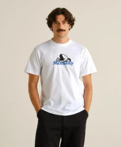 T-Shirt Stockholm Monday Crash - White